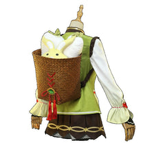 Astricos Yaoyao Cosplay Costume - Halloween Carnival Outfit with Wig & Knapsack for Women & Kids - Astricos