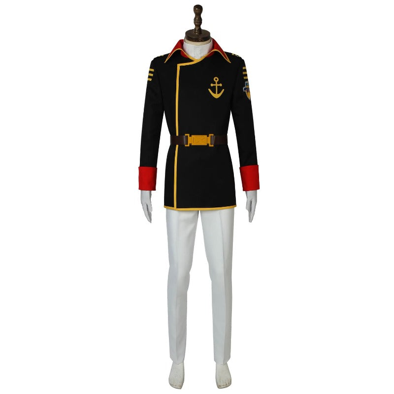 Astricos Juzo Okita Space Battleship Yamato Cosplay Costume for Halloween and Anime Events - Astricos