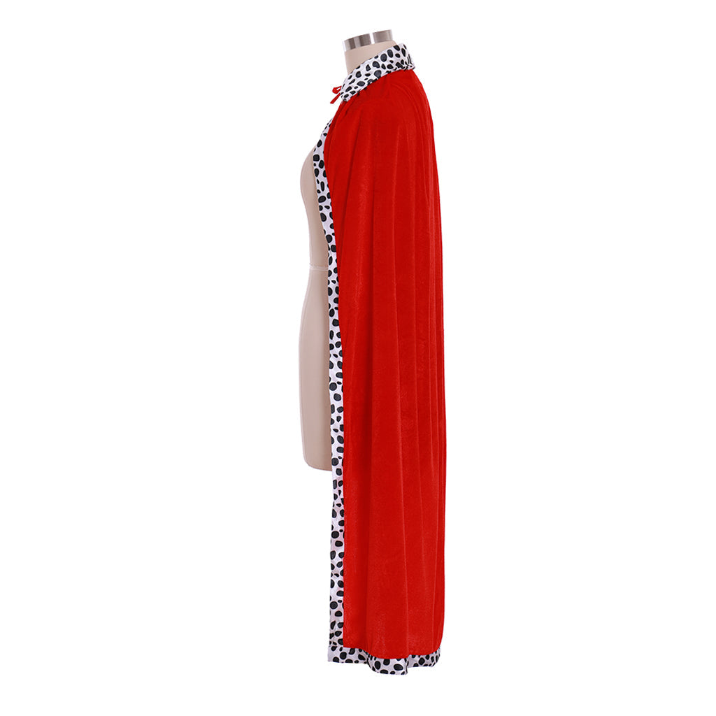 Astricos King Red Velvet Cloak for Adults | Supreme for Halloween, Christmas, and Carnival Parties - Astricos