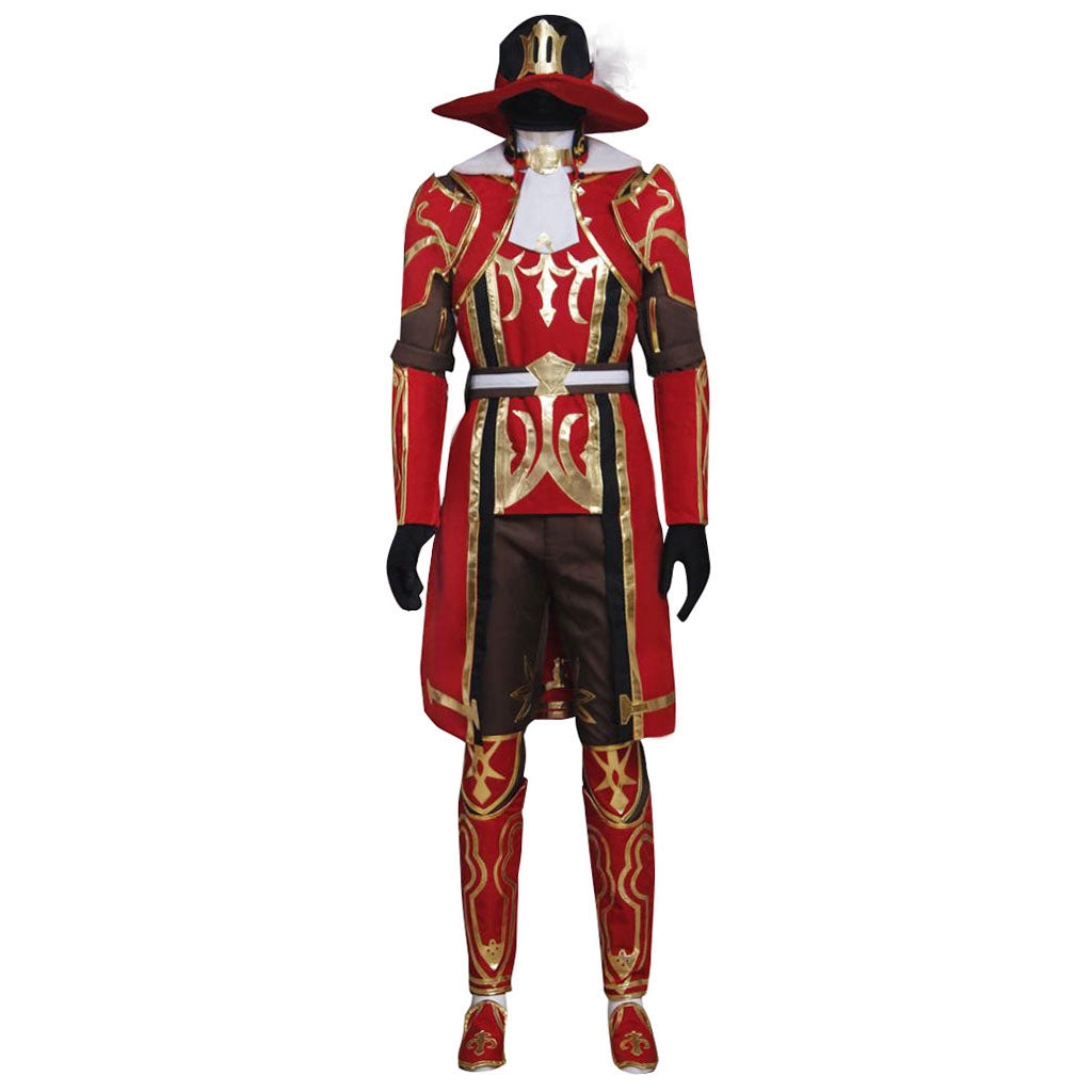 Astricos Final Fantasy XI Red Mage Cosplay Costume Suit | Premium Game Cosplay Series - Astricos