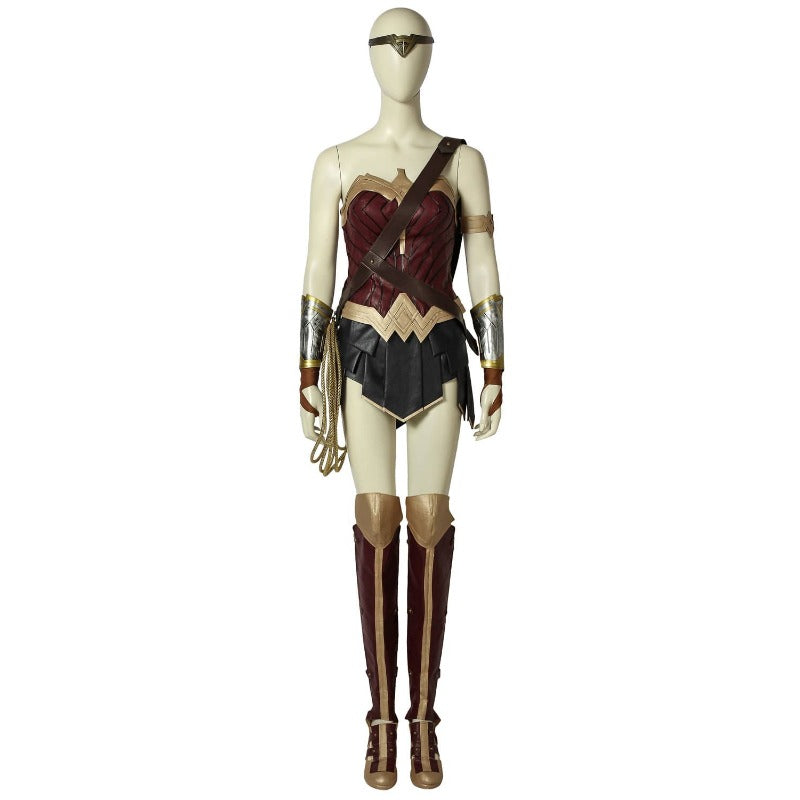 Astricos Diana Prince Cosplay Costume with Boots - Authentic Movie-Inspired Suit - Astricos