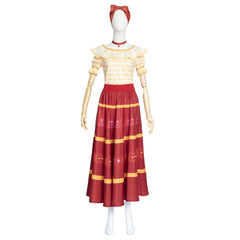 Astricos Dolores Madrigal Cosplay Costume - Top & Long Skirt Halloween Set - Astricos