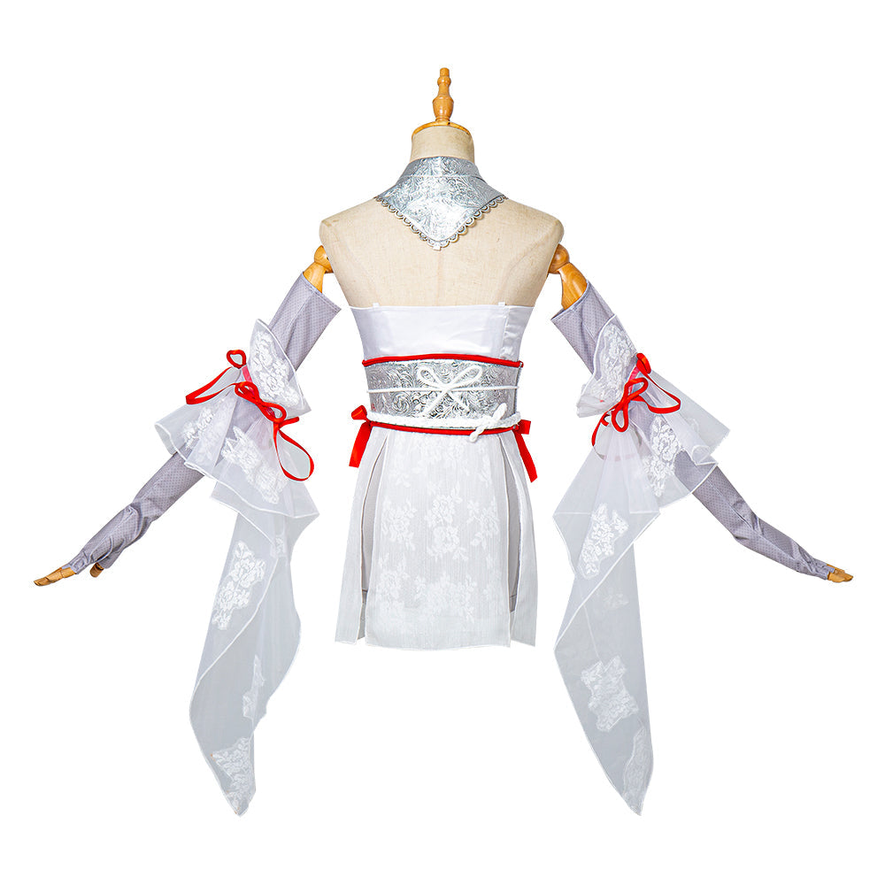 Astricos – Naraka Game Tu Yu Cosplay Costume with Hu Tao-Inspired Waist Accessories for Women - Astricos