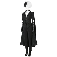 Astricos Cruella Cosplay Costume - Black Dress, Evil Queen Halloween, Emma's Style - Astricos