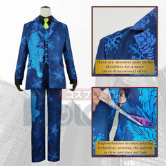 Astricos Tokyo Anime Cosplay Suit - Chifuyu Matsuno Blue Tiger Snow 7Pcs Set for Festive Celebrations - Astricos