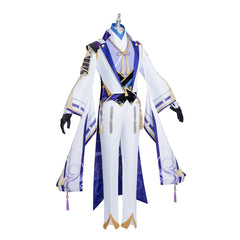 Astricos Kamisato Ayato Cosplay Costume for Men - Authentic Genshin Impact Anime Halloween Outfit - Astricos