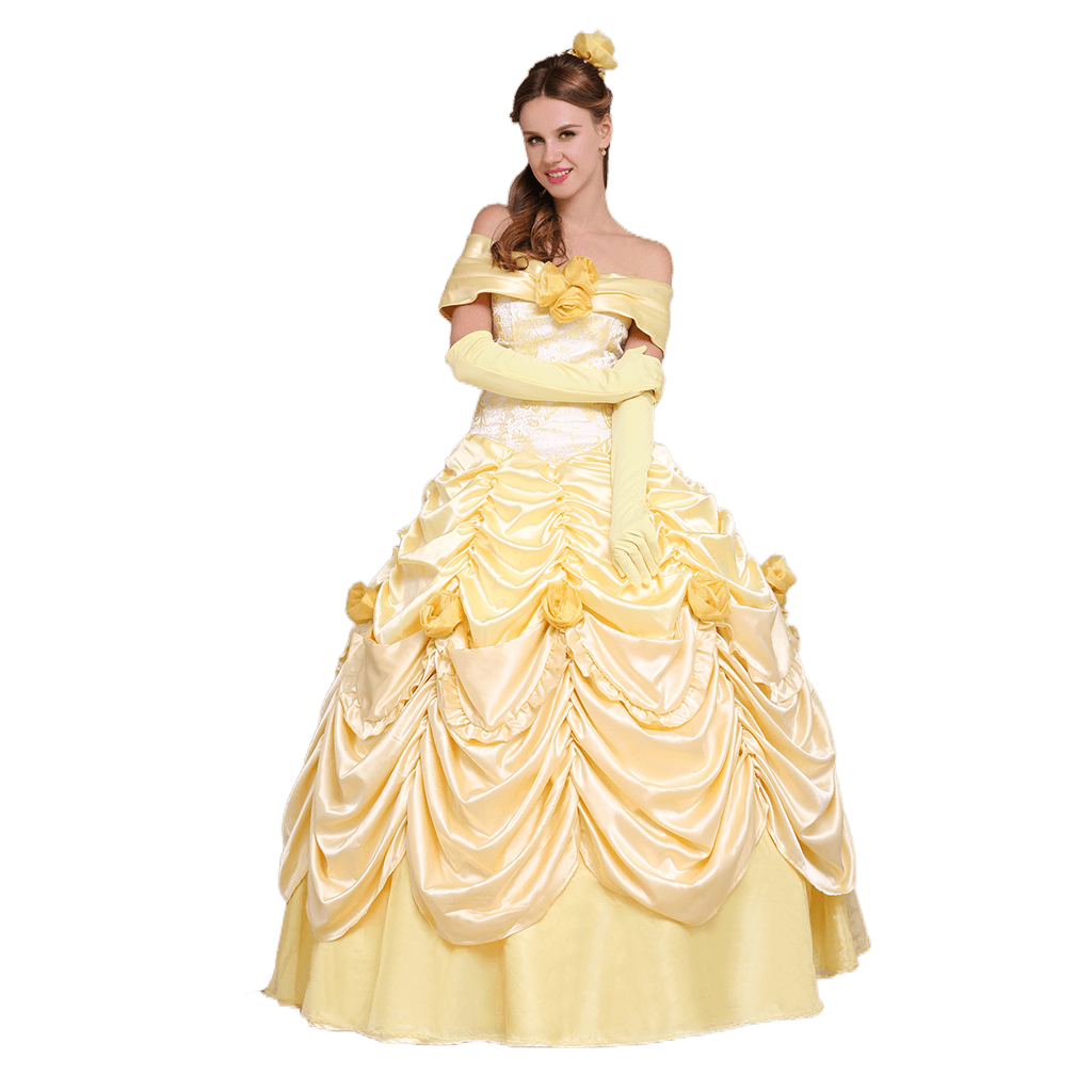 Astricos Belle Cosplay Costume Series | Elegant Disney Princess Dress for Halloween & Cosplay - Astricos