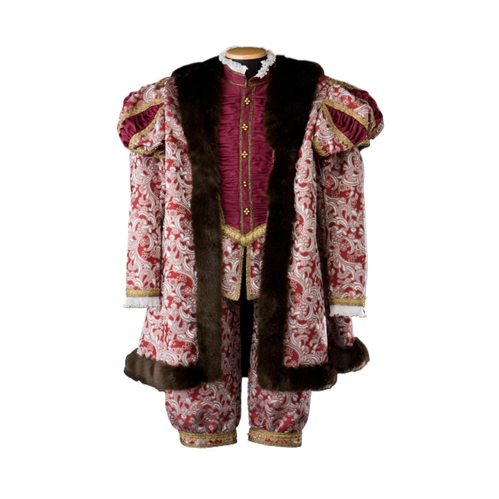 Astricos King Henry Tudor Costume - 18th Century Renaissance Noble Suit | Authentic Medieval Prince Outfit - Astricos