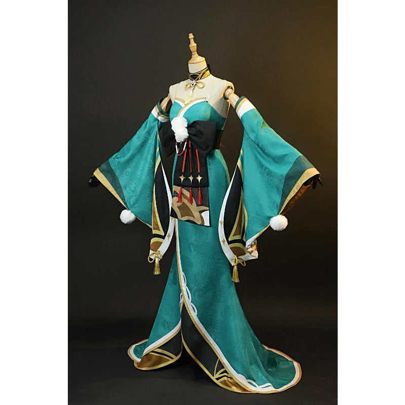 Astricos Genshin Impact Gorou/Ms Hina Cosplay Costume - Perfect for Halloween & Carnival - Astricos