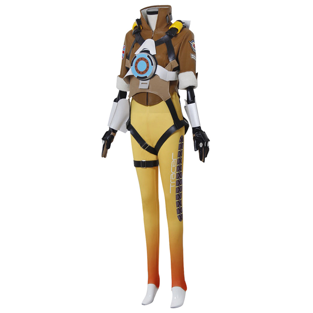 Astricos Tracer Cosplay Costume | Premium Overwatch Battle Suit for Enthusiasts - Astricos