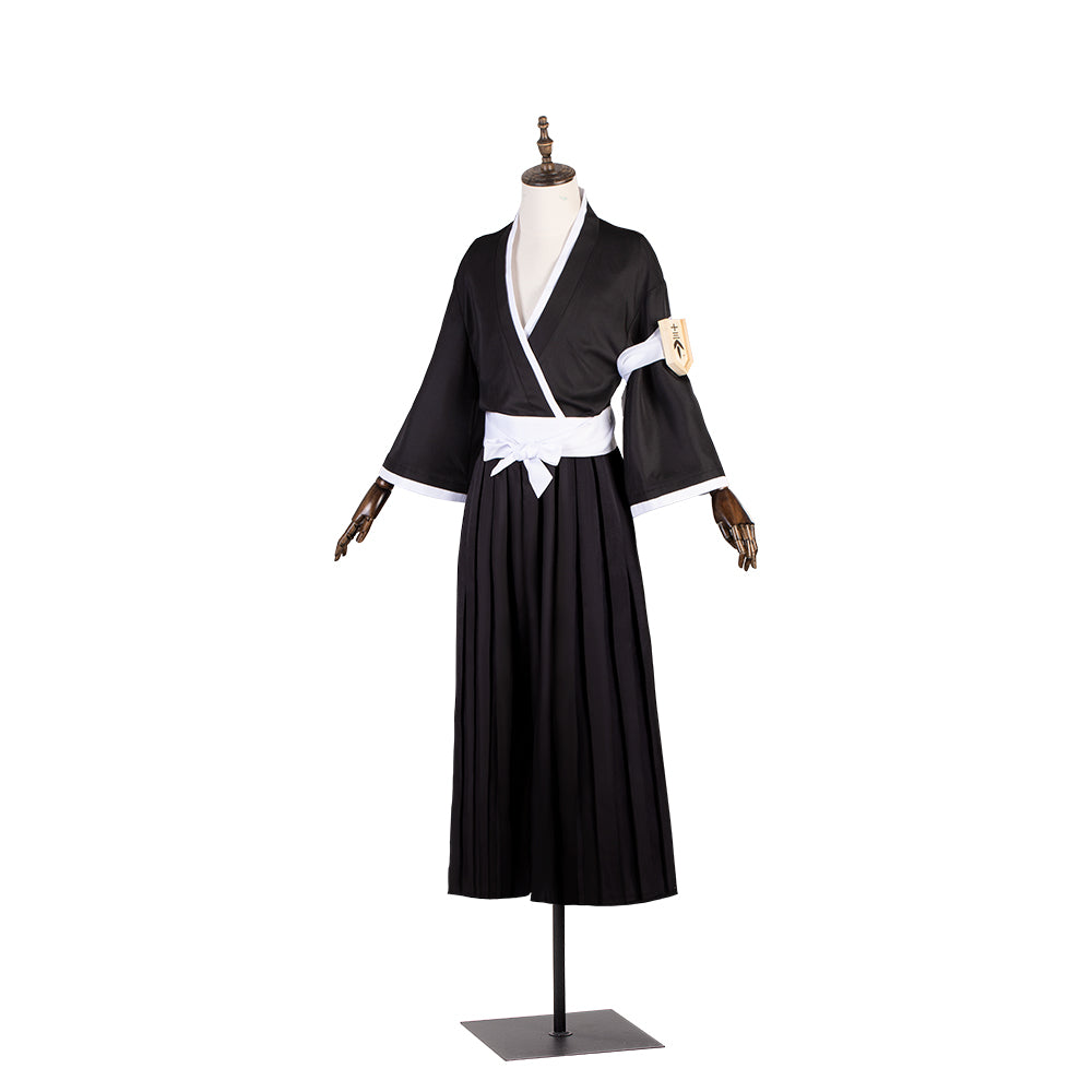 Astricos Ichigo Kurosaki Bleach Cosplay Costume with Wig, Black Top, and Pants for Halloween - Astricos