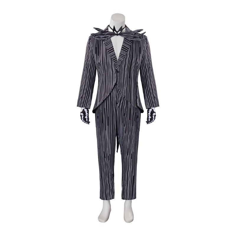 Astricos Jack Skellington Halloween Town Cosplay Costume for Themed Parties - Astricos