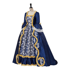 Empress Marie Antoinette Inspired Rococo Gown - 18th Century Victorian Costume for Women - Astricos