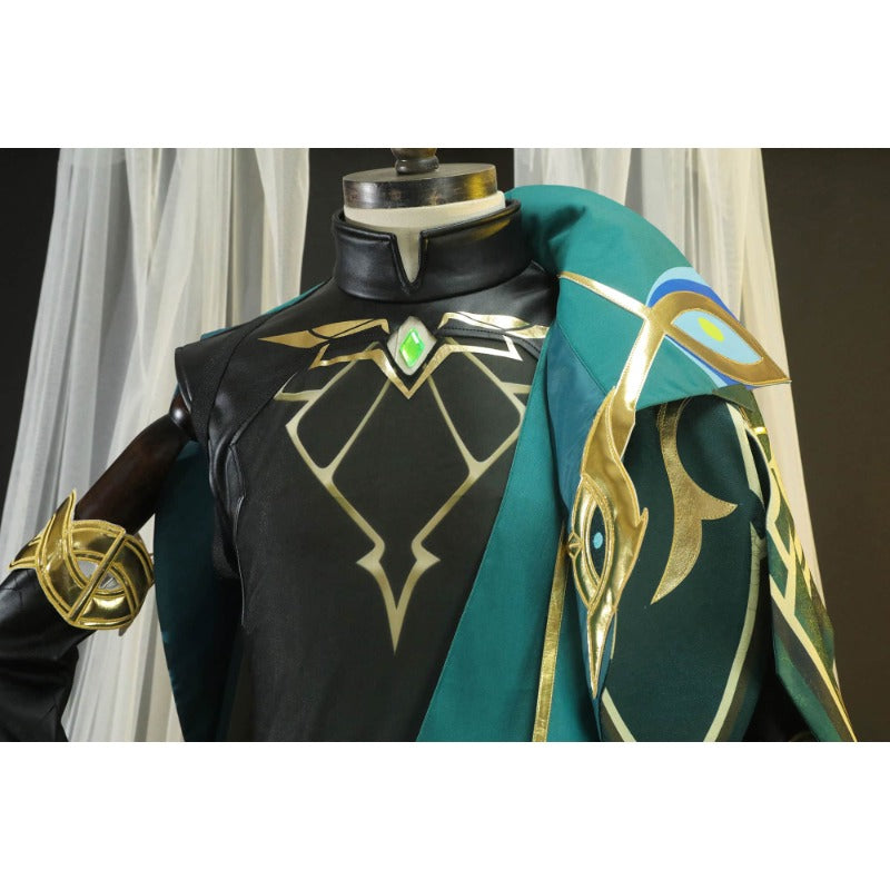 Astricos Alhaitham Cosplay Outfit - Genshin Impact Scholar Halloween & Christmas Costume Set - Astricos