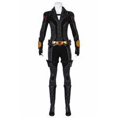 Astricos Black Widow Natasha Romanoff Cosplay Costume - Premium Black Suit for Halloween - Astricos