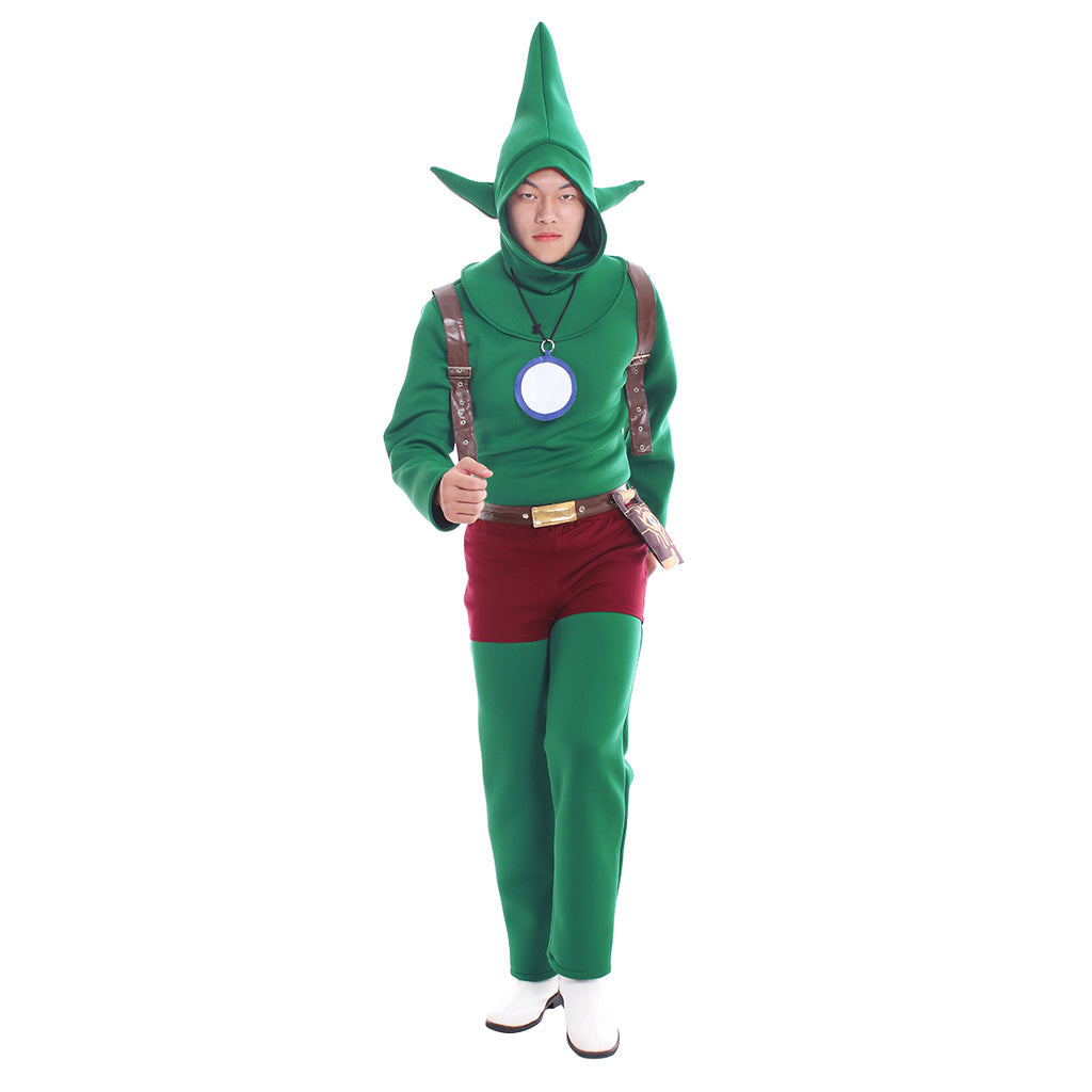 Astricos Princess Zelda Link Cosplay Costume – Green Fairy Adventure Outfit for Enthusiasts - Astricos