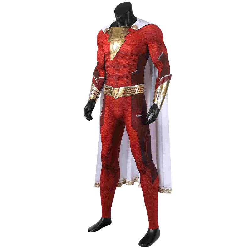 Astricos Shazam Deluxe Cosplay Costume for Adults - Perfect for Halloween Parties - Astricos