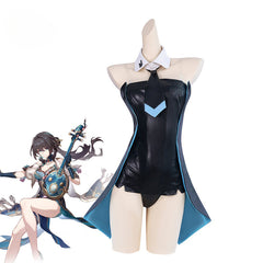 Astricos Ruan Mei Bunny Girl Costume Honkai Star Rail Women's Sexy Cosplay Jumpsuit - Astricos