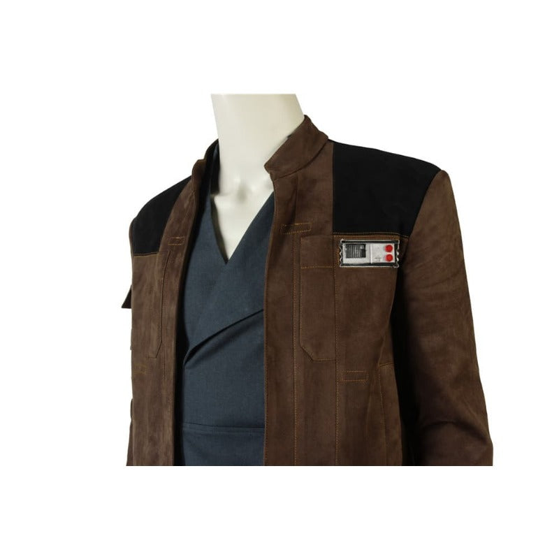 Astricos Han Solo Cosplay Costume Set - Top, Pant, Coat, Belt for Star Wars Fans - Astricos