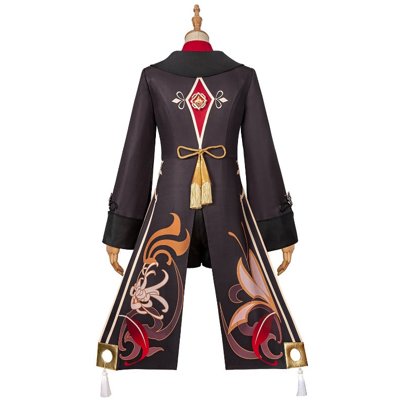 Astricos Genshin Impact Hutao Cosplay Costume - Premium Halloween Outfit with Hat - Astricos