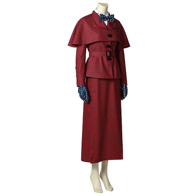 Astricos Mary Poppins Inspired Belle Tiered Cosplay Costume - Timeless Elegance Dress - Astricos