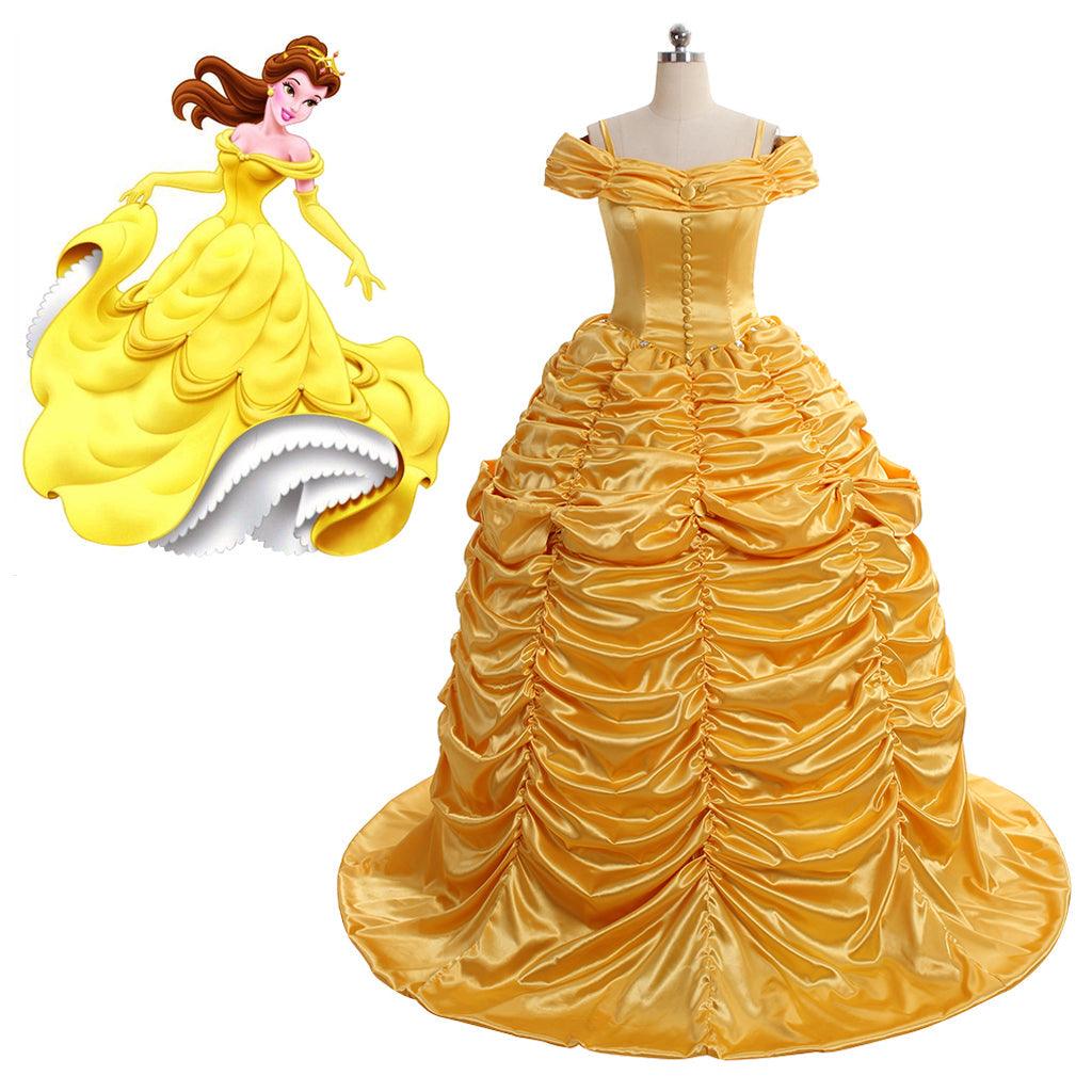 Astricos Belle Cosplay Costume Series | Elegant Disney Princess Dress for Halloween & Cosplay - Astricos