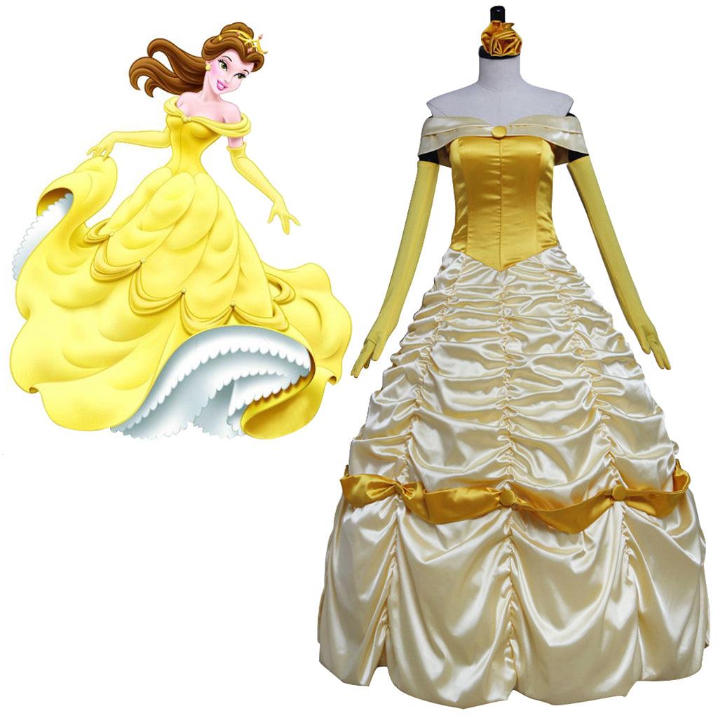 Astricos Belle Cosplay Costume Series | Elegant Disney Princess Dress for Halloween & Cosplay - Astricos