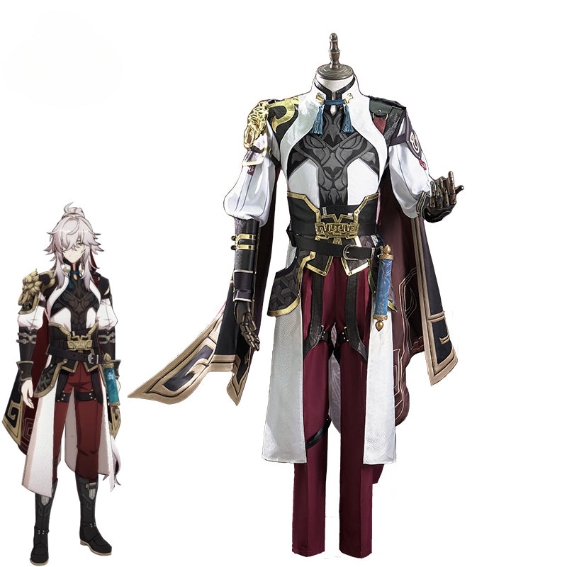 Astricos Jing Yuan Cosplay Costume - Dazzling Men's Rider Suit for Honkai Star Rail Fans - Astricos