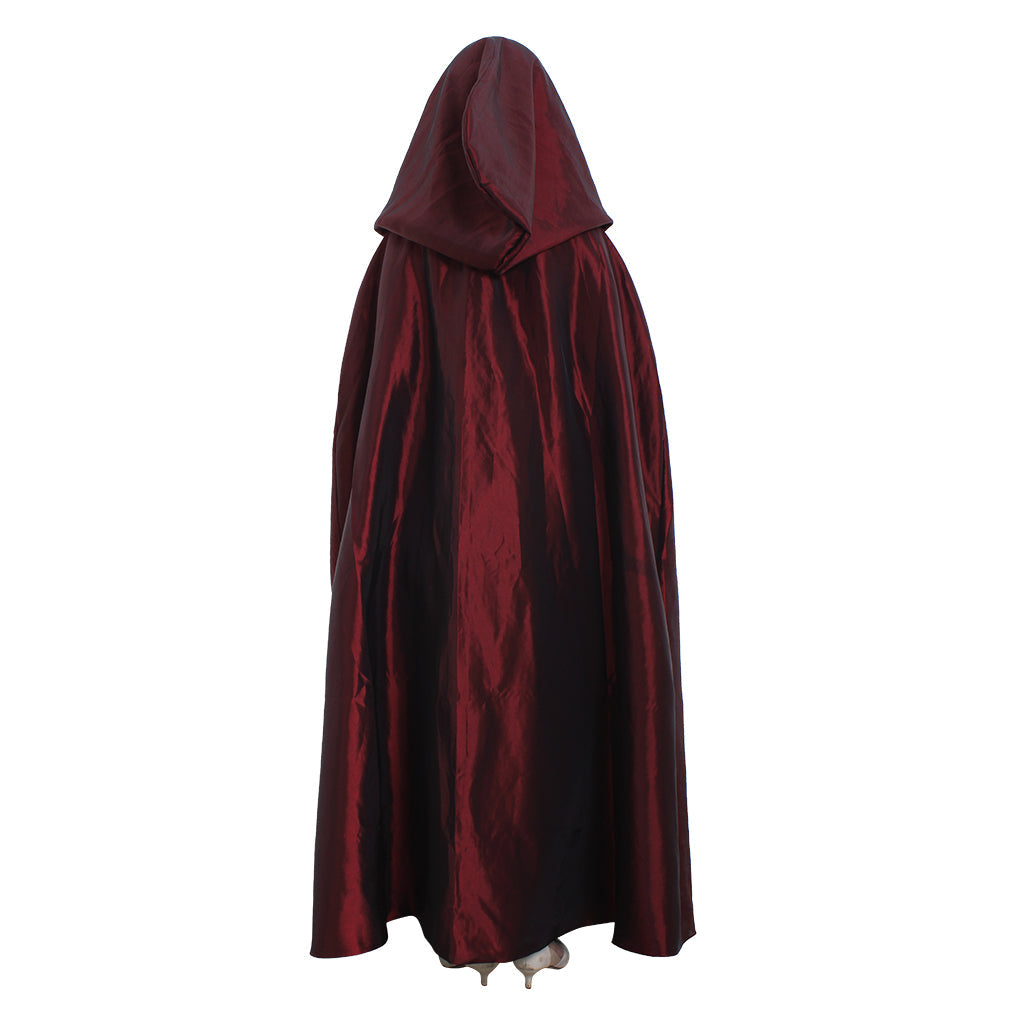 Elegant Victorian Red Cloak - Perfect for Halloween Cosplay and Gothic Events - Astricos