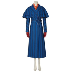 Astricos Navy Blue Mary Poppins Inspired Cosplay Costume for Adults - Astricos