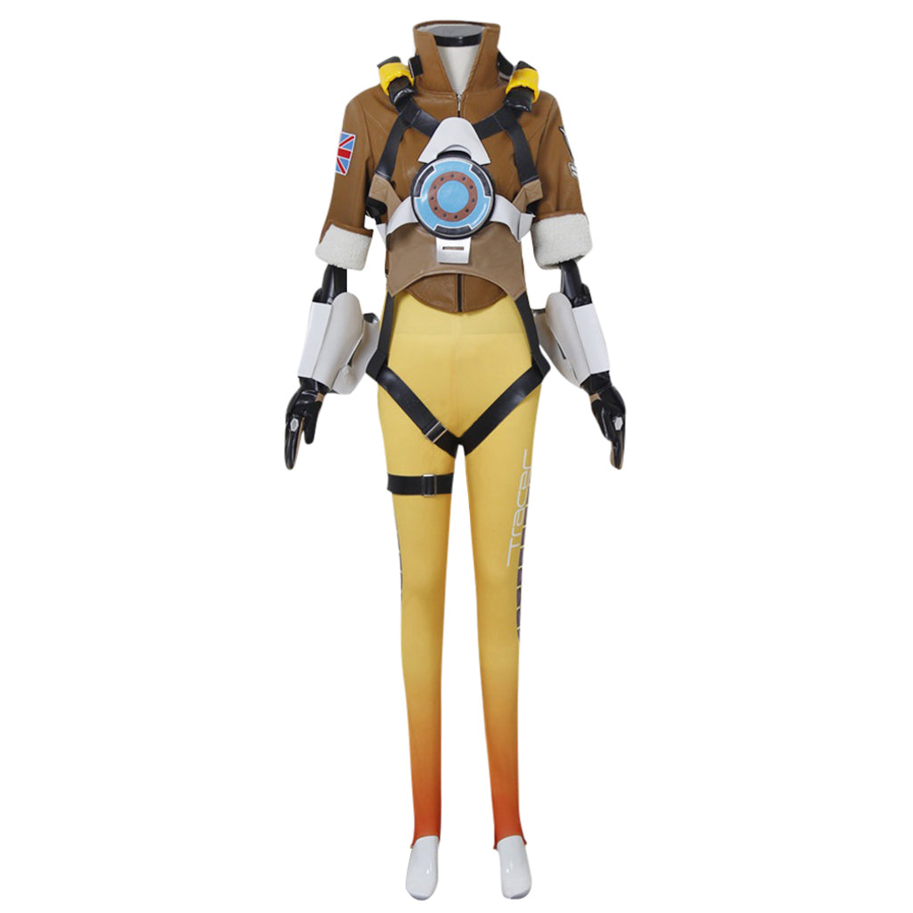 Astricos Tracer Cosplay Costume | Premium Overwatch Battle Suit for Enthusiasts - Astricos