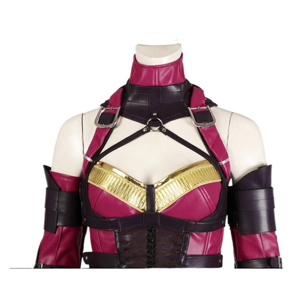 Astricos Mileena Cosplay Costume - Mortal Kombat Sexy Battle Outfit for Halloween Parties - Astricos