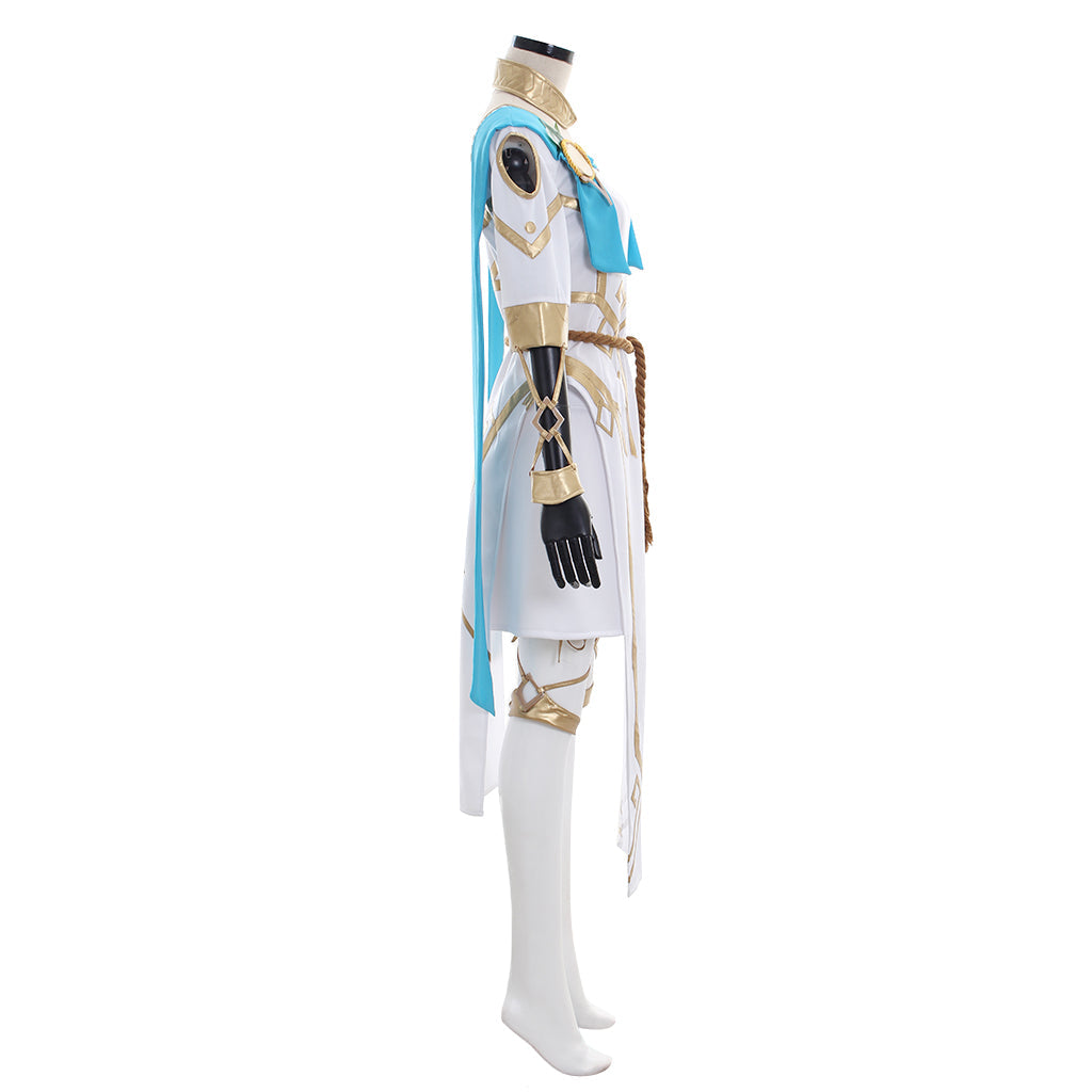 Astricos Overwatch Mercy Cosplay Costume - Angela Ziegler's Summer Games Edition Full Set - Astricos