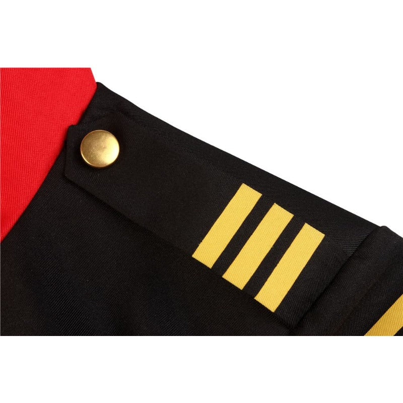 Astricos Juzo Okita Space Battleship Yamato Cosplay Costume for Halloween and Anime Events - Astricos