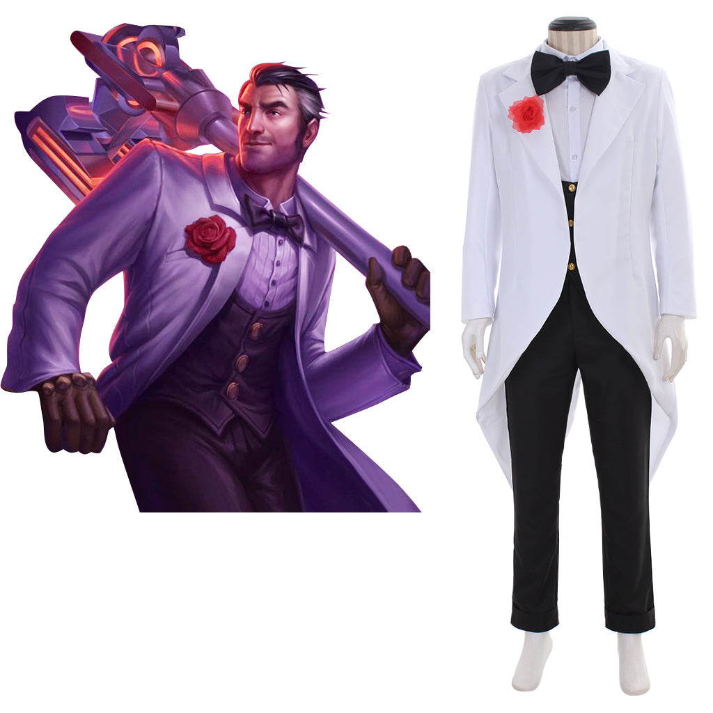 Astricos Debonair Jayce Cosplay Costume - The Defender of Tomorrow Uniform - Astricos