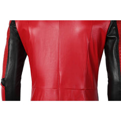 Astricos Ben Cosplay Costume - The Umbrella Academy Season 3 Red Leather Suit for Halloween - Astricos