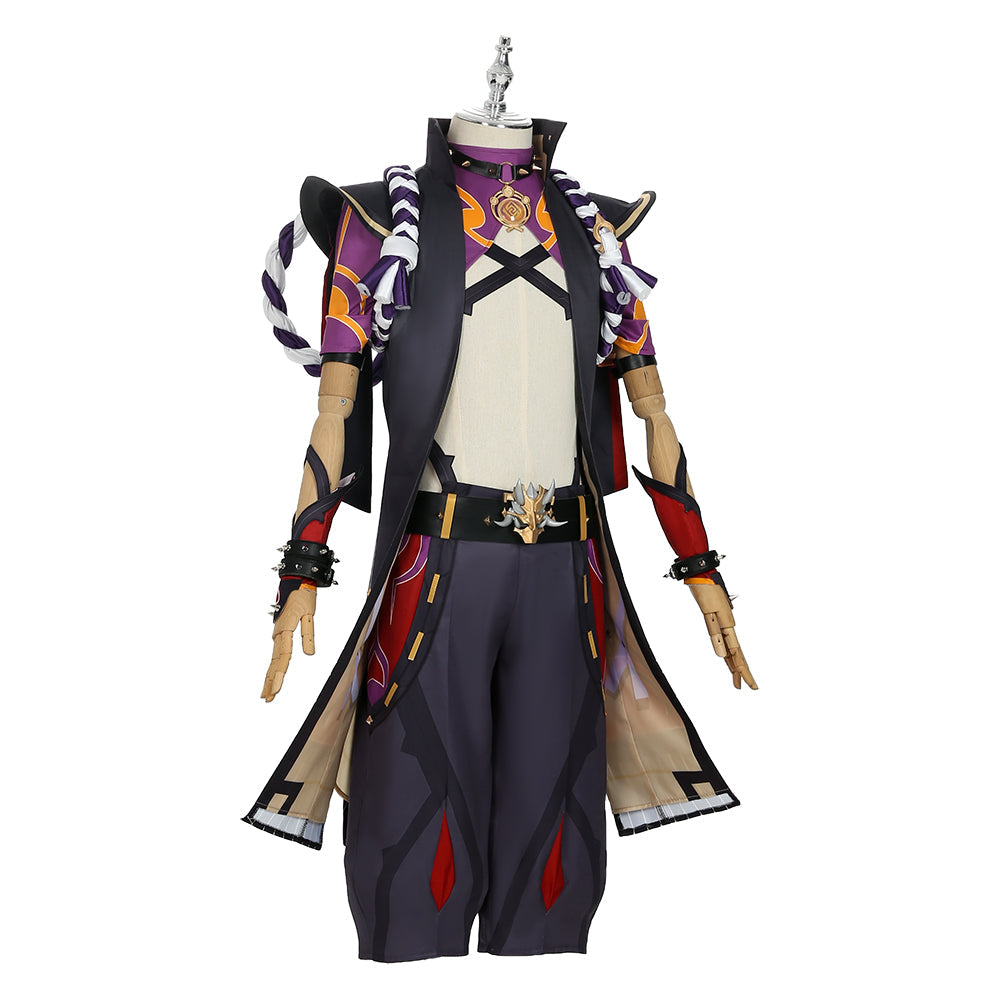 Astricos Arataki Itto Cosplay Uniform for Men - Embrace the Power of Genshin Impact - Astricos