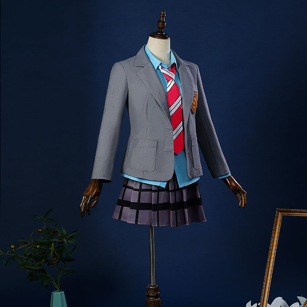 Astricos Kaori Miyazono Cosplay Costume - Vibrant Ensemble from 'Your Lie in April' - Astricos