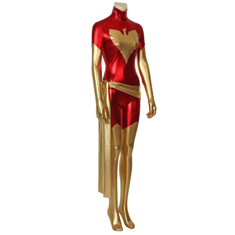 Astricos Jean Grey Dark Phoenix Red Spandex Cosplay Costume - X-Men Series - Astricos