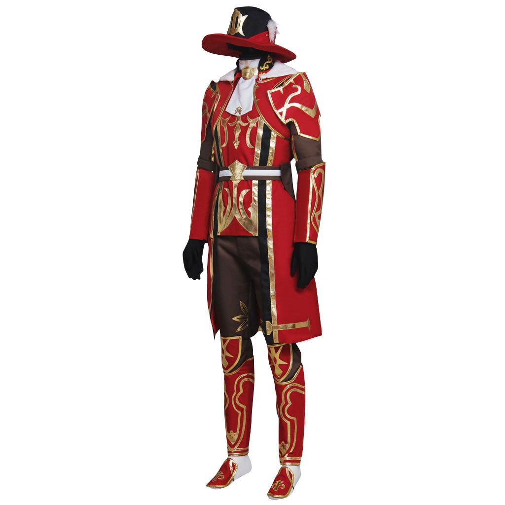 Astricos Final Fantasy XI Red Mage Cosplay Costume Suit | Premium Game Cosplay Series - Astricos