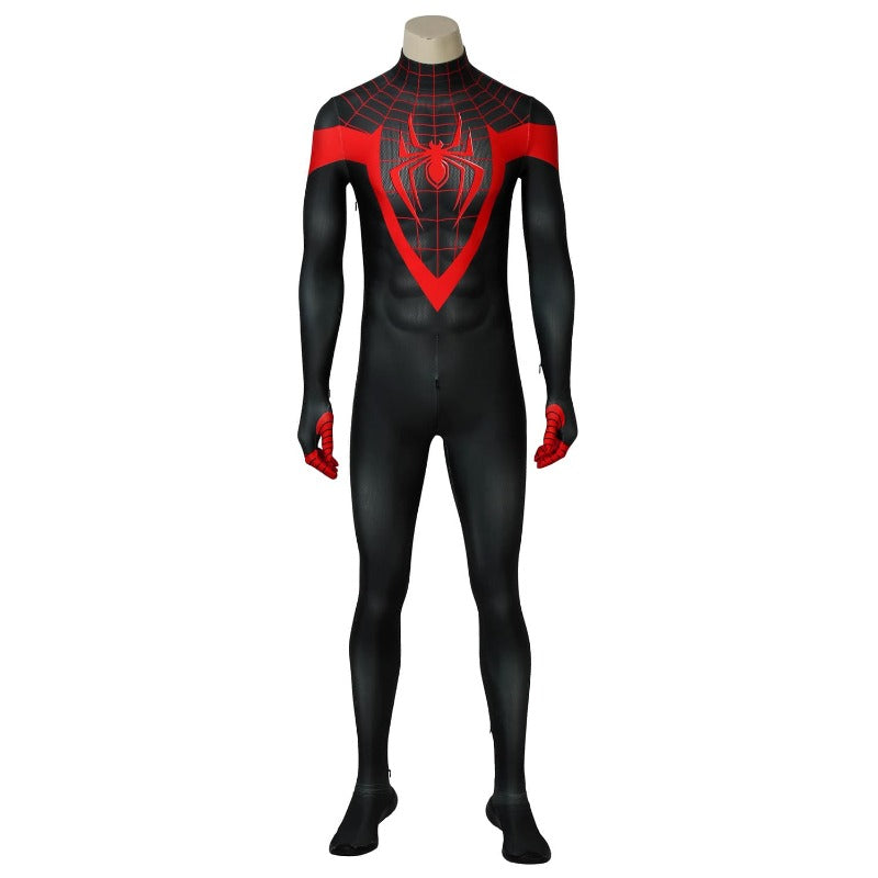 Astricos Miles Morales Spider-Man 3D Spandex Cosplay Suit for Halloween - Astricos