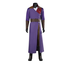 Astricos Gale Dekarios Cosplay Costume - Baldur's Gate Inspired Purple Wizard Full Set for Halloween - Astricos