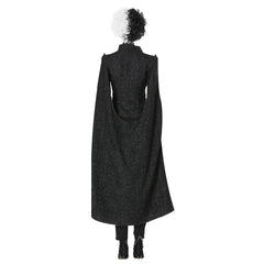 Astricos Cruella Cosplay Costume - Black Dress, Evil Queen Halloween, Emma's Style - Astricos