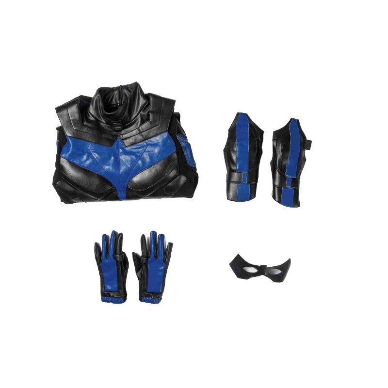 Astricos Nightwing PU Leather Cosplay Costume for Halloween and Parties - Astricos