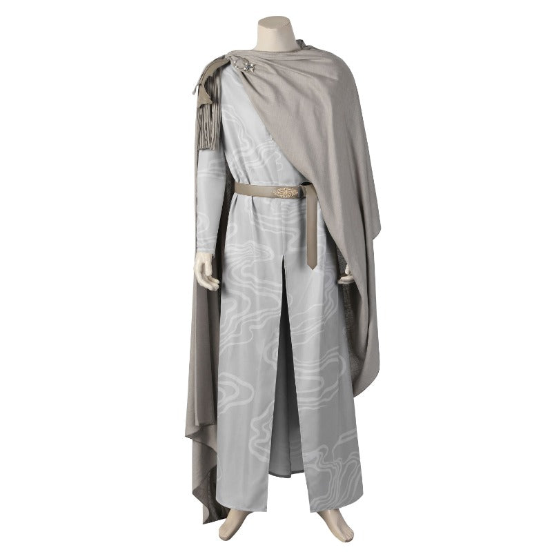 Astricos Elrond Cosplay Costume for Men - The Rings of Power Inspired Elven Lord Robe, Cloak, and Armor Suit - Astricos