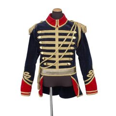 Medieval Military Officer Cosplay Costume - Majestic Ballet Musical Jacket with Hat | Astricos - Astricos