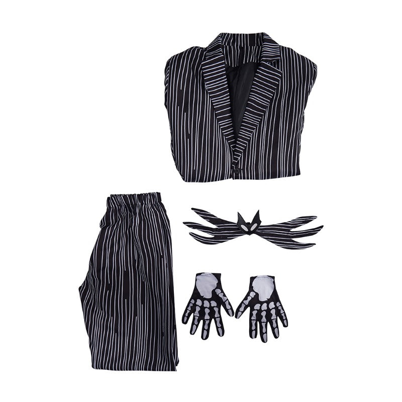 Astricos Jack Skellington Halloween Town Cosplay Costume for Themed Parties - Astricos