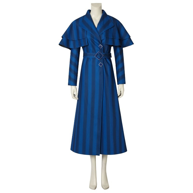 Astricos Navy Blue Mary Poppins Inspired Cosplay Costume for Adults - Astricos