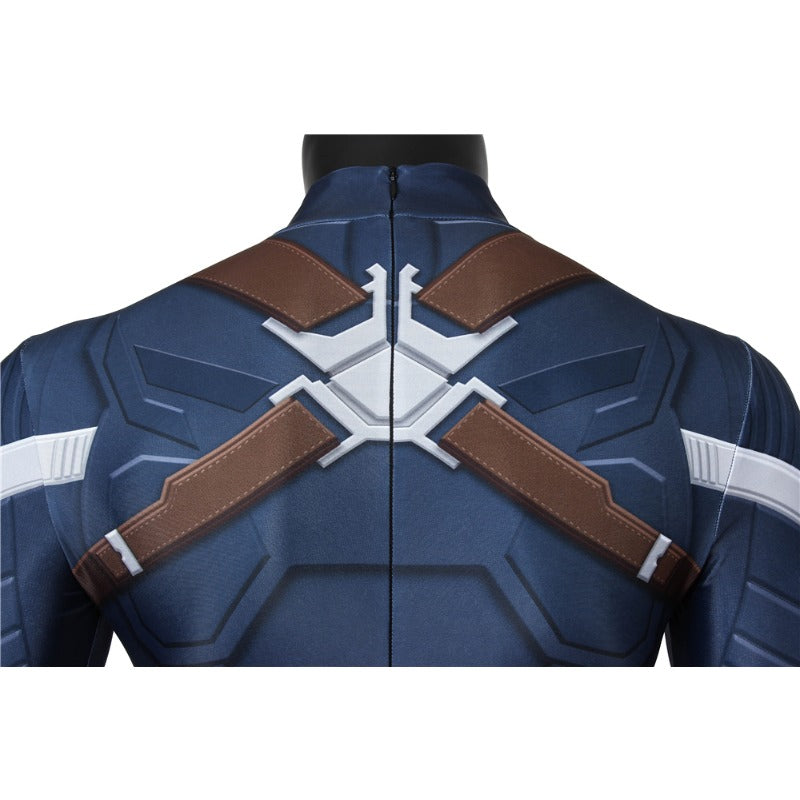 Astricos Captain America Winter Soldier Digital Printed Cosplay Costume for Enthusiasts & Events - Astricos