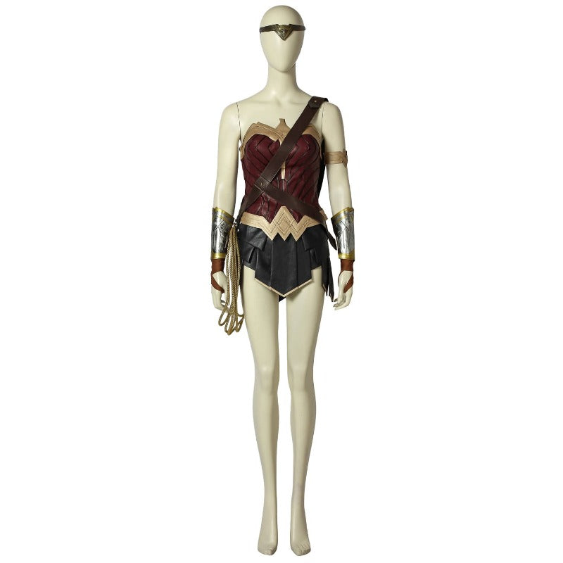 Astricos Diana Prince Cosplay Costume with Boots - Authentic Movie-Inspired Suit - Astricos